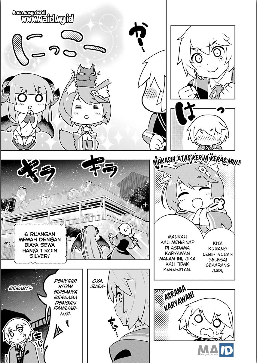 Wakamono no Kuro Mahou Hanare ga Shinkoku desu ga, Shuushoku shite Mitara Taiguu Iishi, Shachou mo Tsukaima mo Kawaikute Saikou desu Chapter 01 Gambar 35
